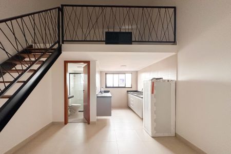 Sala de apartamento para alugar com 1 quarto, 44m² em Vila Alvinopolis, São Bernardo do Campo