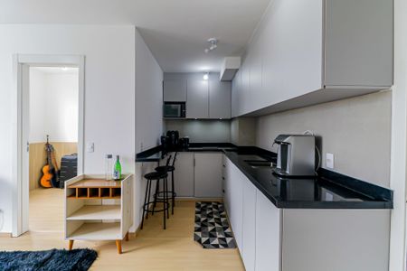 Cozinha de apartamento à venda com 2 quartos, 35m² em Jardim Peri Peri, São Paulo