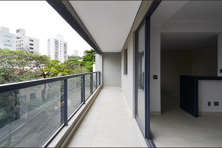 Varanda de apartamento para alugar com 3 quartos, 109m² em Lourdes, Belo Horizonte