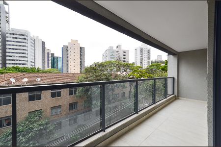 Varanda de apartamento para alugar com 3 quartos, 109m² em Lourdes, Belo Horizonte