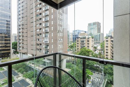Varanda de apartamento para alugar com 1 quarto, 50m² em Jardim Paulistano, São Paulo