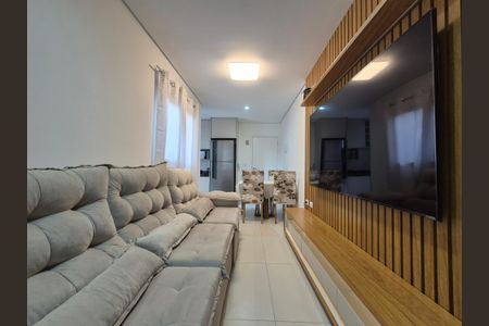 Sala de apartamento à venda com 2 quartos, 67m² em Parque Capuava, Santo André