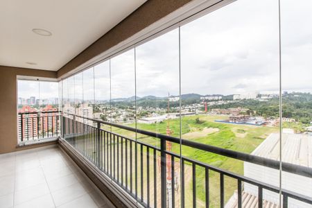 Varanda gourmet de apartamento para alugar com 3 quartos, 109m² em Centro Comercial Jubran, Barueri