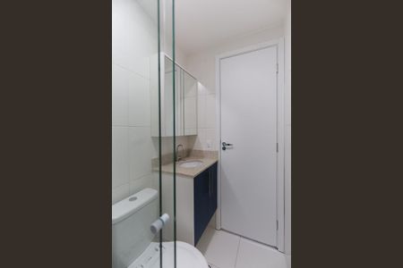 Banheiro de kitnet/studio para alugar com 1 quarto, 27m² em Tucuruvi, São Paulo