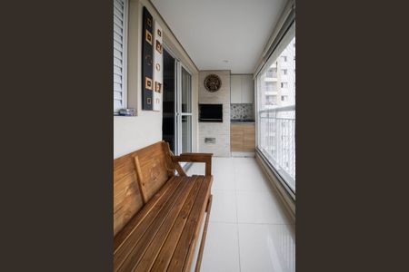 Varanda Gourmet de apartamento para alugar com 3 quartos, 92m² em Jardim Henriqueta, Taboão da Serra