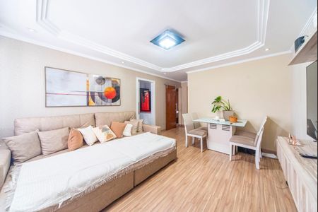 Sala de apartamento à venda com 2 quartos, 67m² em Parque Sao Vicente, Santo André
