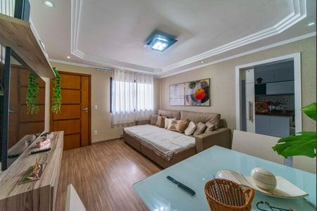 Sala de apartamento à venda com 2 quartos, 67m² em Parque Sao Vicente, Santo André