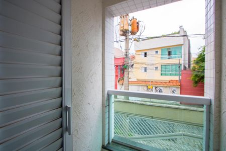 Varanda do quarto 1 de apartamento para alugar com 2 quartos, 55m² em Parque Industriario, Santo André