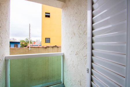 Varanda do quarto 1 de apartamento para alugar com 2 quartos, 50m² em Parque Industriario, Santo André