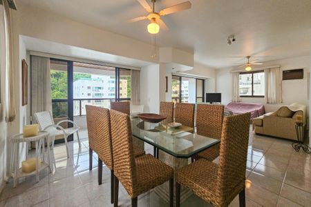 Sala de apartamento para alugar com 3 quartos, 140m² em Barra Funda, Guarujá