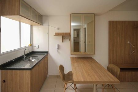 Cozinha de apartamento para alugar com 2 quartos, 36m² em Cidade Mãe do Céu, São Paulo