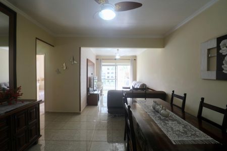 Sala de apartamento para alugar com 3 quartos, 115m² em Jardim Santa Genoveva, Guarujá
