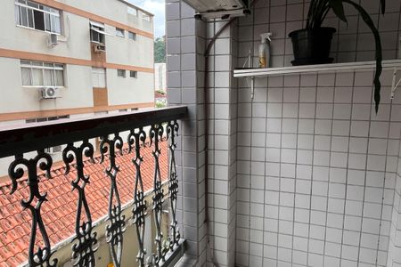 Varanda da Sala de apartamento para alugar com 3 quartos, 138m² em Campo Grande, Santos