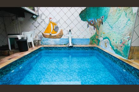 Piscina de casa para alugar com 2 quartos, 166m² em Maracanã, Praia Grande