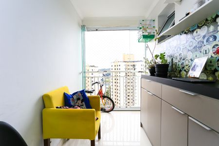 Varanda de apartamento à venda com 2 quartos, 69m² em Vila Sonia do Taboao, Taboão da Serra