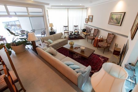 SALA DE ESTAR de casa de condomínio à venda com 4 quartos, 421m² em Jardim Botânico (sousas), Campinas