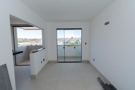 Sala de apartamento à venda com 3 quartos, 78m² em Riacho das Pedras, Contagem