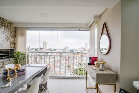 Sala de apartamento à venda com 2 quartos, 63m² em Campestre, Santo André