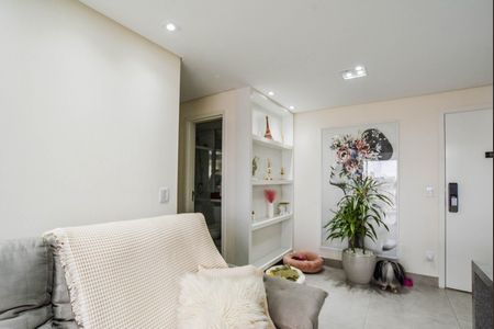 Sala de apartamento à venda com 2 quartos, 63m² em Campestre, Santo André