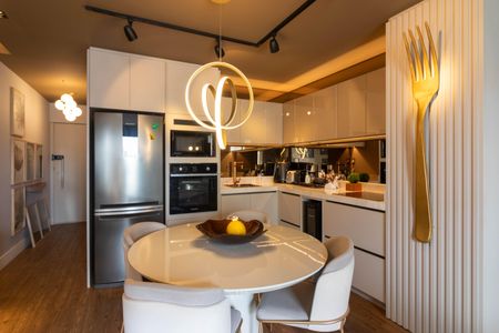 Sala de Jantar de apartamento para alugar com 1 quarto, 92m² em Vila Nova Conceição, São Paulo