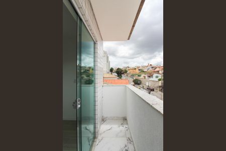 Varanda da Suíte de apartamento à venda com 2 quartos, 51m² em Jardim Leblon, Belo Horizonte