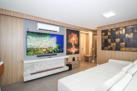 Sala de apartamento à venda com 3 quartos, 127m² em Vila Anastácio, São Paulo