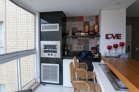Varanda da Sala de apartamento à venda com 3 quartos, 165m² em Alphaville Nova Lima, Nova Lima