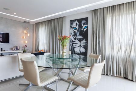 Sala de Jantar de apartamento à venda com 3 quartos, 165m² em Alphaville Nova Lima, Nova Lima
