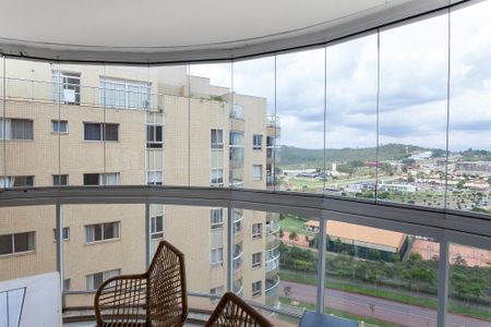 Varanda da Sala de apartamento à venda com 3 quartos, 165m² em Alphaville Nova Lima, Nova Lima