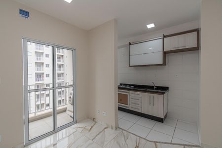 Sala de Estar/Jantar de apartamento para alugar com 2 quartos, 56m² em Jardim Nossa Senhora da Penha, Hortolândia