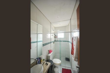 Banheiro da Suíte de apartamento à venda com 2 quartos, 100m² em Vila Jordanopolis, São Bernardo do Campo