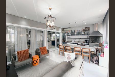 Sala de Lazer e Churrasqueira de casa de condomínio à venda com 3 quartos, 232m² em Recanto Quarto Centenario, Jundiaí