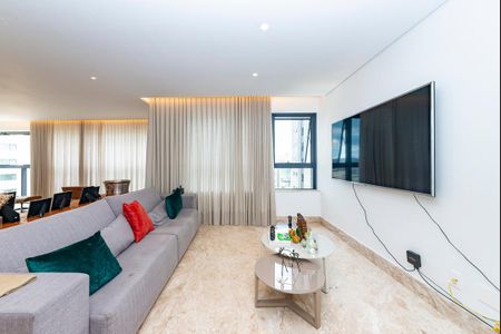 Sala de apartamento à venda com 4 quartos, 194m² em Vila da Serra, Nova Lima