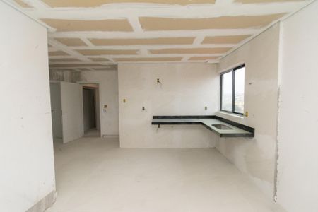 Sala e Cozinha de apartamento para alugar com 4 quartos, 156m² em Inconfidentes, Contagem