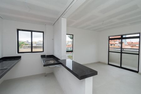 Sala de apartamento para alugar com 3 quartos, 80m² em Inconfidentes, Contagem