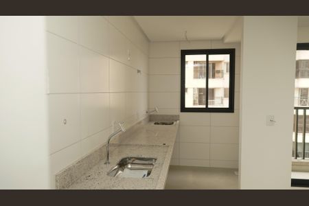 Cozinha de apartamento para alugar com 1 quarto, 49m² em Parque Amazonia, Goiânia