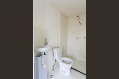 Banheiro de kitnet/studio à venda com 1 quarto, 17m² em Vila Andrade, São Paulo