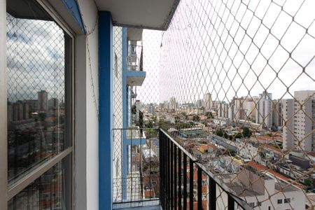 Varanda da Sala de apartamento à venda com 3 quartos, 80m² em Vila Esperança, São Paulo