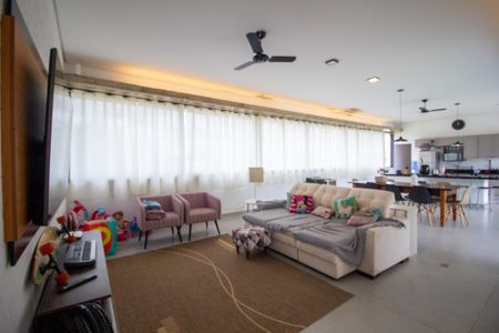 Sala de casa de condomínio para alugar com 4 quartos, 369m² em Parque São Bento, Sorocaba