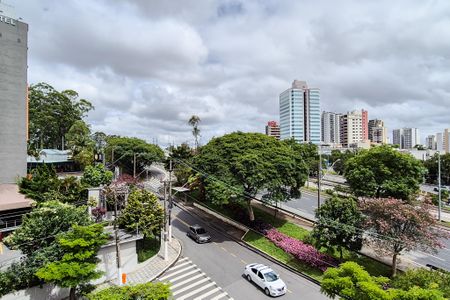 Varanda da Sala - vista de kitnet/studio para alugar com 1 quarto, 40m² em Chácara Inglesa, São Bernardo do Campo