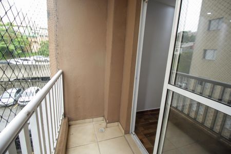 Varanda da Sala de apartamento para alugar com 2 quartos, 54m² em Vila João Ramalho, Santo André