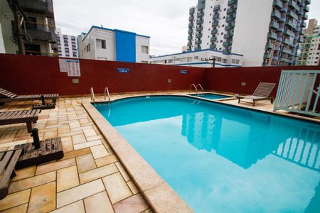 Área comum - Piscina de apartamento para alugar com 2 quartos, 84m² em Cidade Ocian, Praia Grande