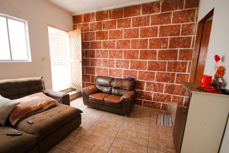 Sala de casa de condomínio para alugar com 3 quartos, 60m² em Balneario Japurá, Praia Grande