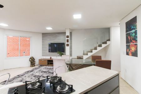 Sala/Cozinha de casa para alugar com 3 quartos, 135m² em Fátima, Canoas