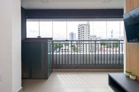 Sala - Varanda de apartamento para alugar com 1 quarto, 33m² em Jardim das Acacias, São Paulo