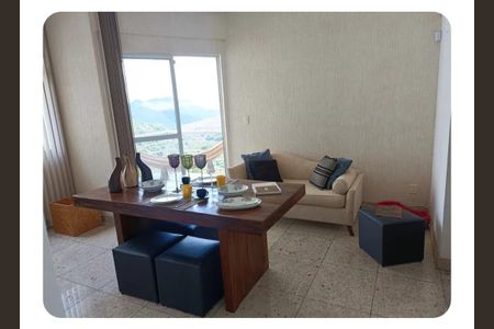 Sala de apartamento para alugar com 2 quartos, 75m² em Vale do Sereno, Nova Lima