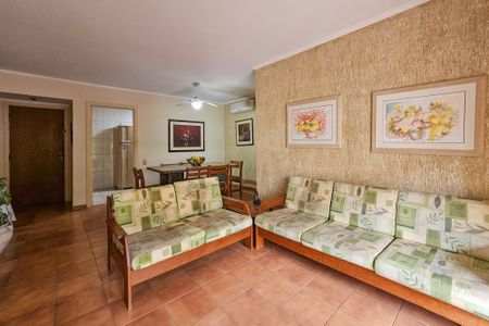 Sala de apartamento para alugar com 3 quartos, 130m² em Jardim Tres Marias, Guarujá