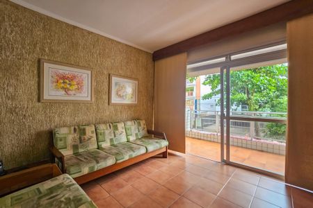 Sala de apartamento para alugar com 3 quartos, 130m² em Jardim Tres Marias, Guarujá