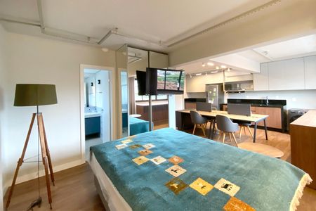 Suite de apartamento para alugar com 1 quarto, 49m² em Santa Tereza, Belo Horizonte