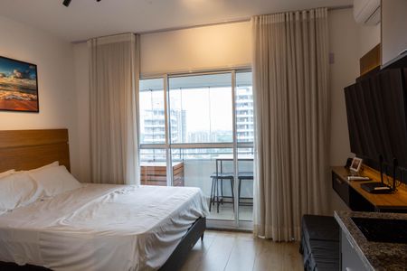 Quarto cama casal de kitnet/studio para alugar com 1 quarto, 23m² em Butantã, São Paulo